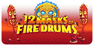 12 Masks of Fire Drums