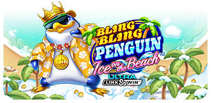 Bling Bling Penguin Ice On The Beach